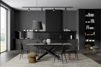 TAVOLO "BIZZOTTO"  CON PIANO IN CERAMICA - SEYFERT